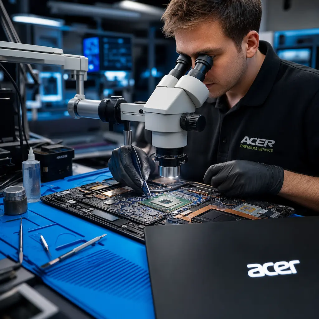 Замена видеокарты ноутбука Acer в Ивантеевке