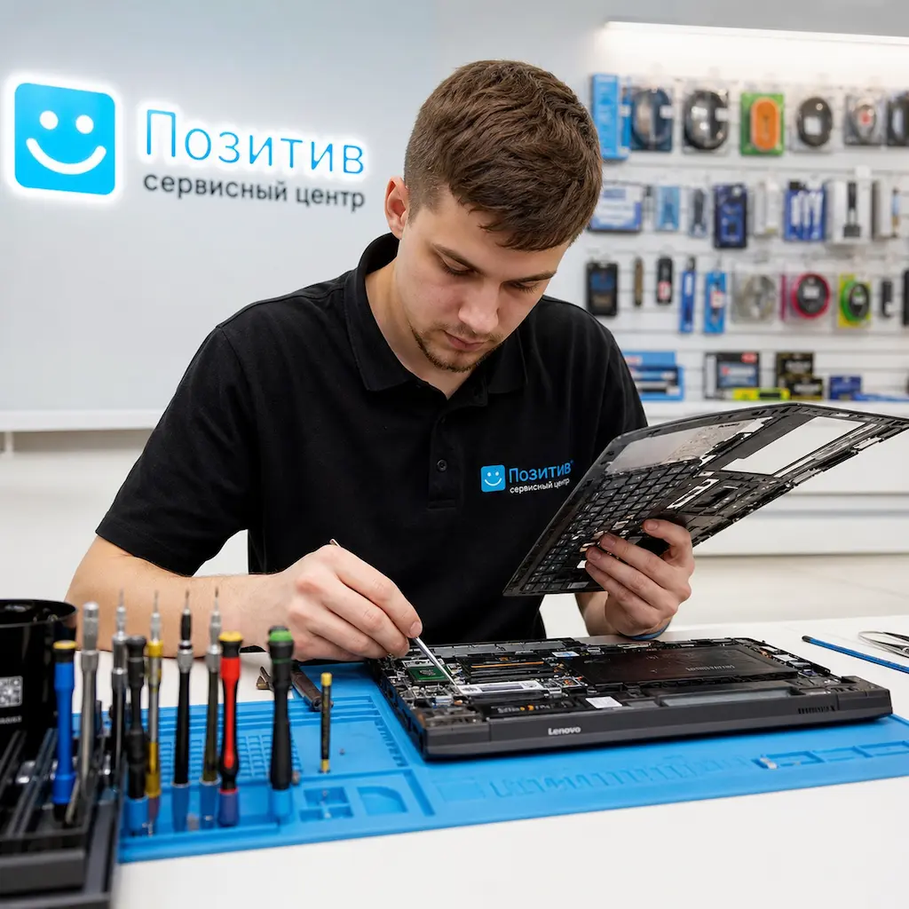 заменить клавиатуру на ноутбуке Lenovo в Ивантеевке