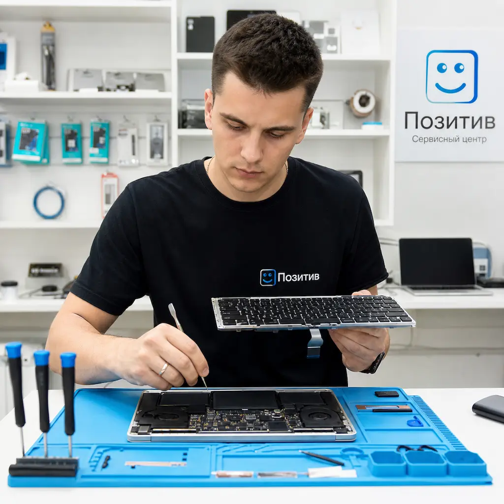 заменить клавиатуру на Apple Macbook в Ивантеевке