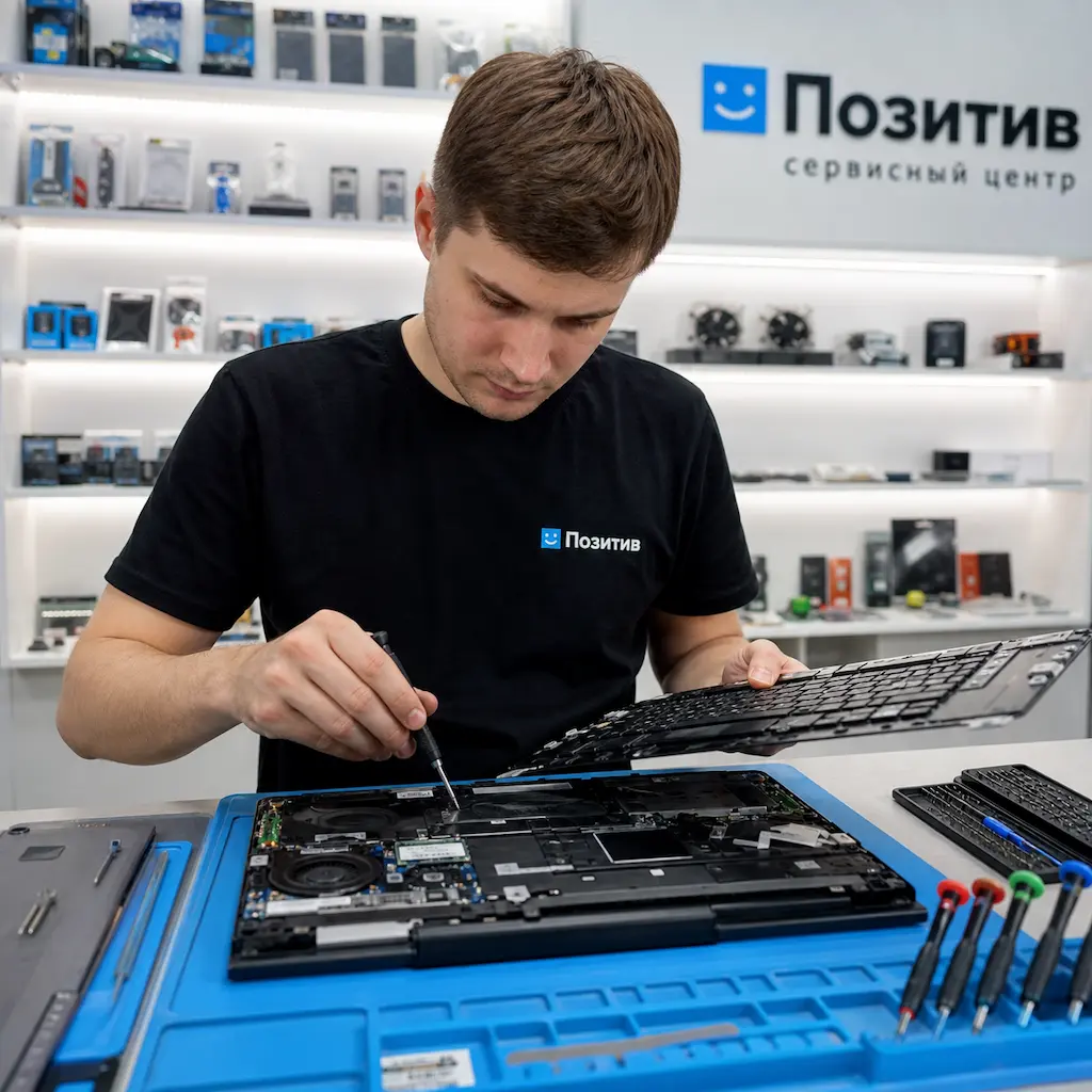 заменить клавиатуру на ноутбуке Samsung в Ивантеевке