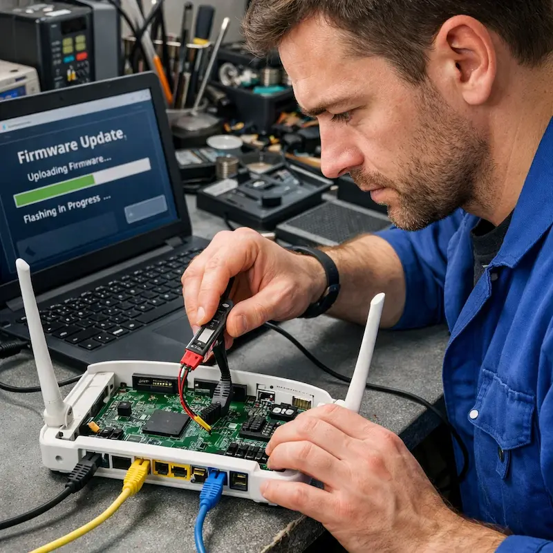 Обновление прошивки роутера в Ивантеевке