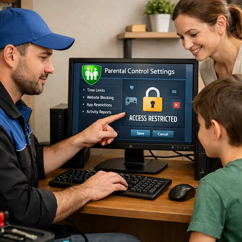 Родительский контроль на компьютере и ноутбуке в Ивантеевке