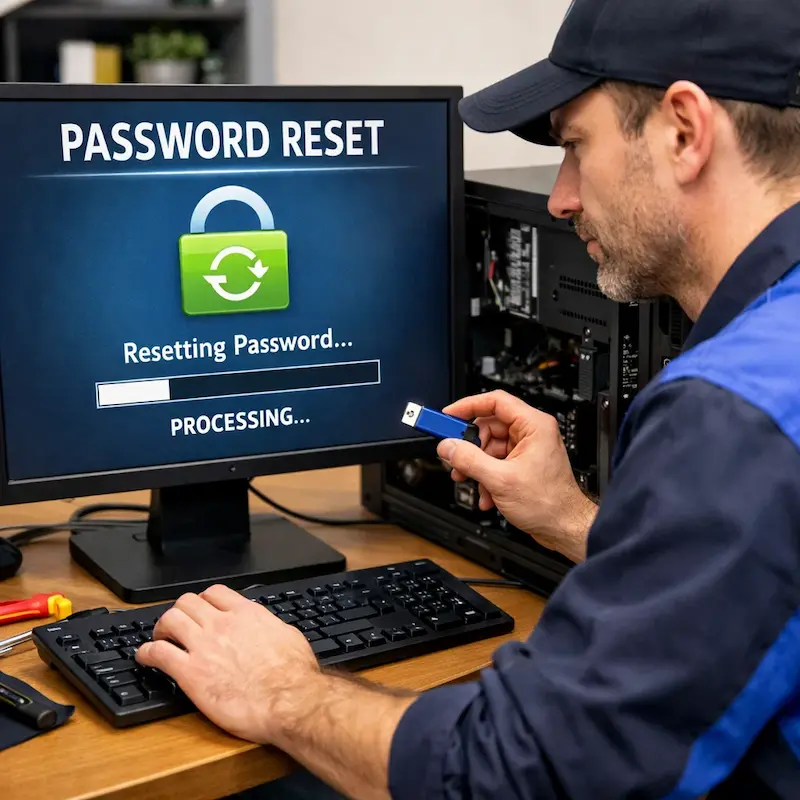 Удаление пароля на компьютере в Ивантеевке