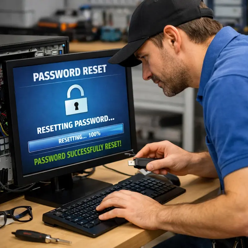 Сброс пароля от компьютера в Ивантеевке