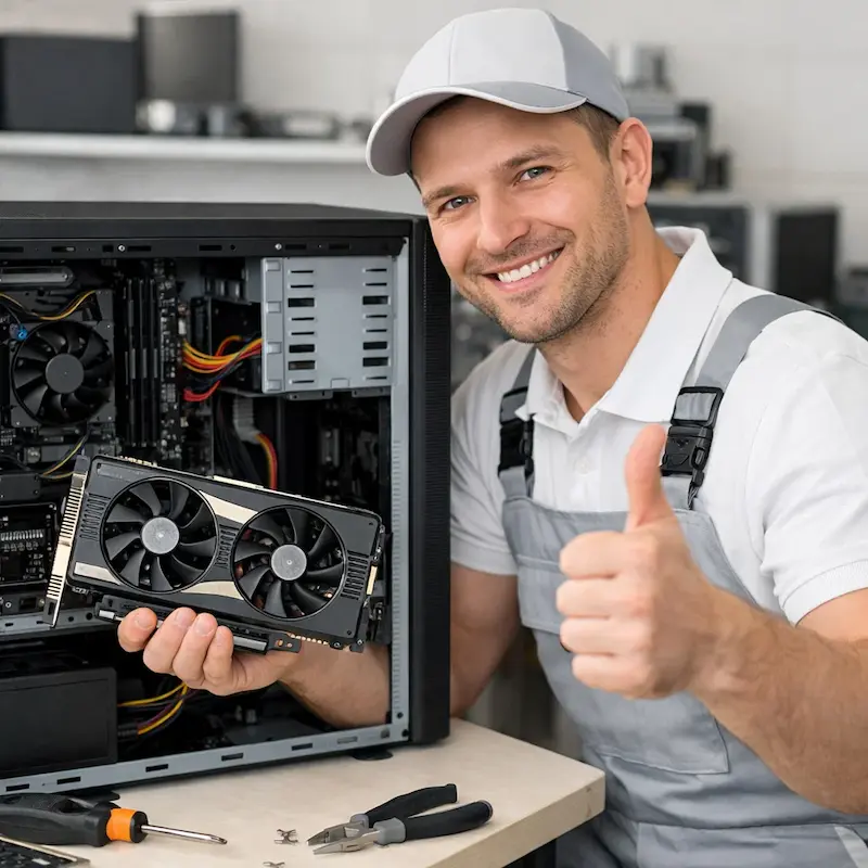 Замена видеокарты ПК в Ивантеевке